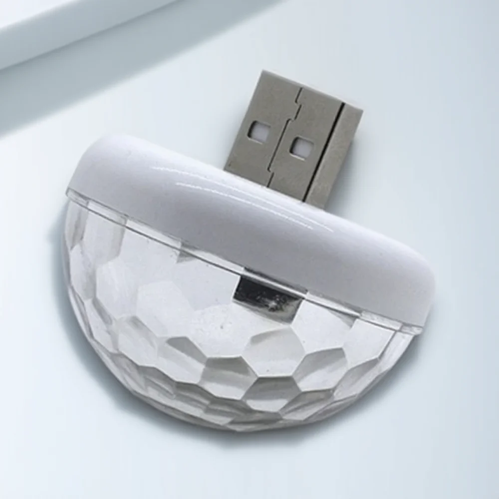 

RGB светодиодный комплект внутреннего освещения автомобиля, атмосферная лампа, неоновые лампы, домашний декор для вечеринки, многоцветный, с питанием от USB