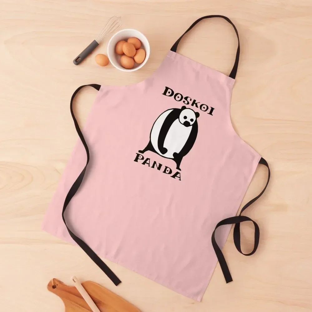 Doskoi Panda Apron Cooking Clothes Kitchens For Men Customizable Apron