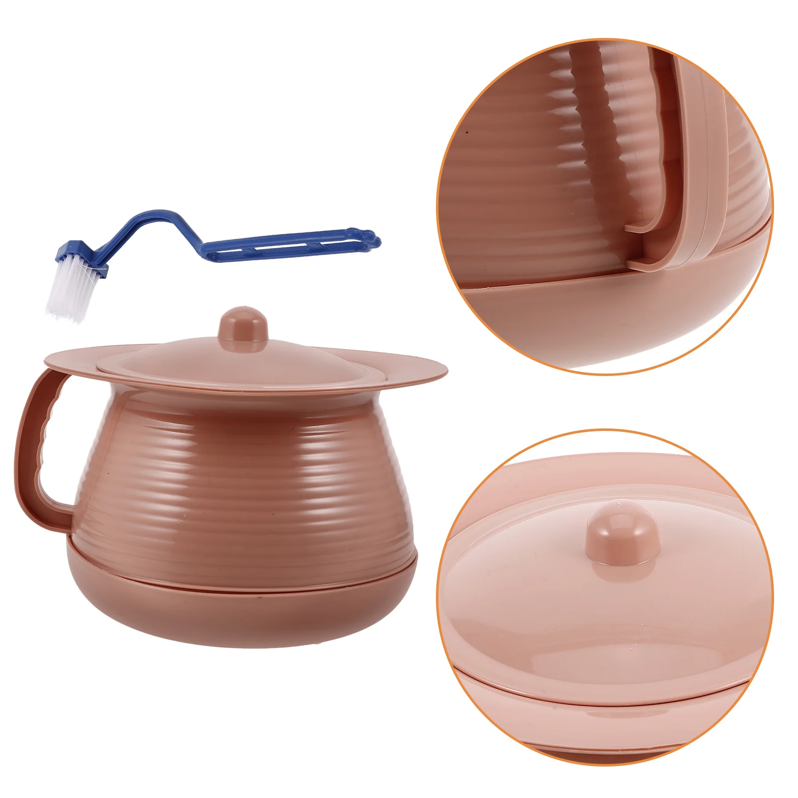 

Portable Urinal Chamber Pot for Women Urinals Travel Size Toiletries Bedpans Elderly with Cover Camping Pee Cup