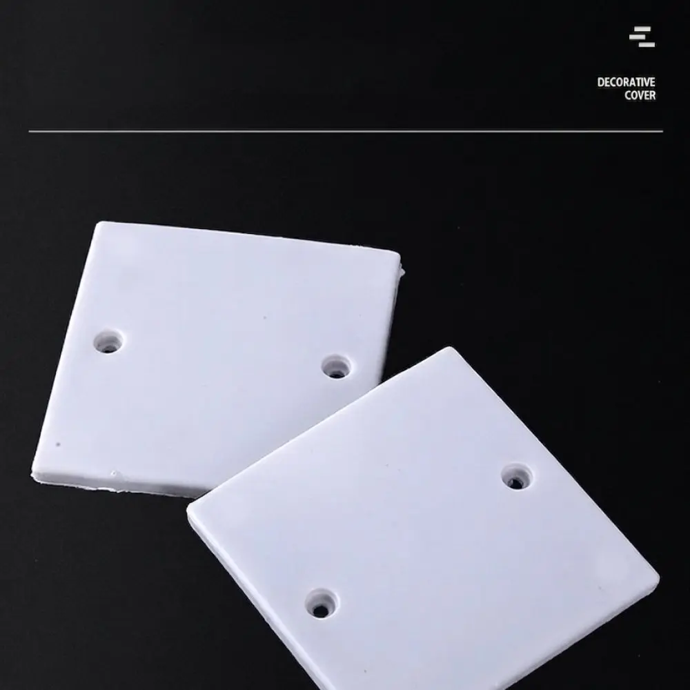 Square Wall Junction Box Cover Plate 86 Type Blanking Panel Durable Pp Protection Cap Electrical Installation Part