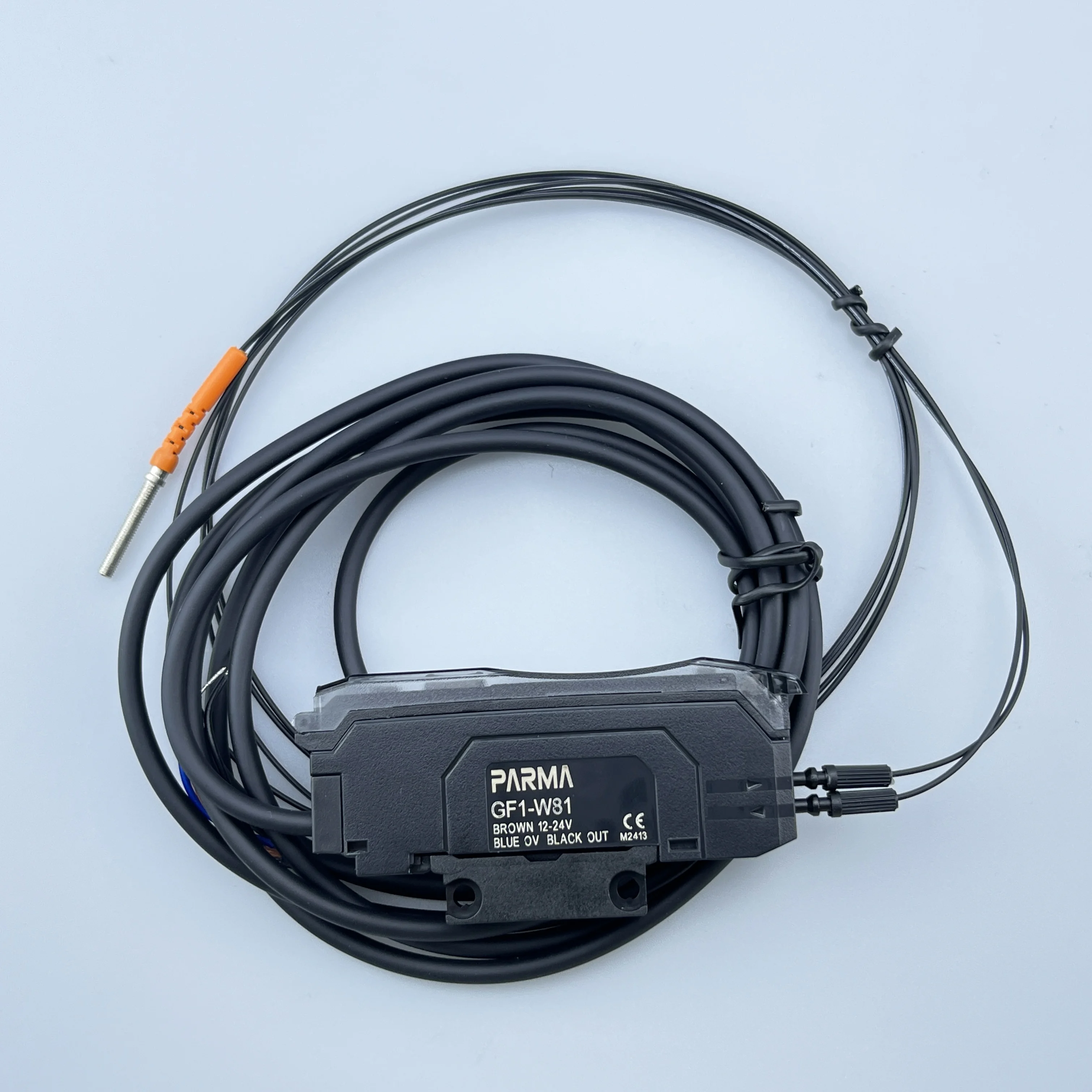 PARMA Fiber Optic Sensor เครื่องขยายเสียงความแม่นยําสูง 10-30V DC 3 สาย NPN PNP NA11 ดิจิตอลจอแสดงผล Optical Photoelectric Switch