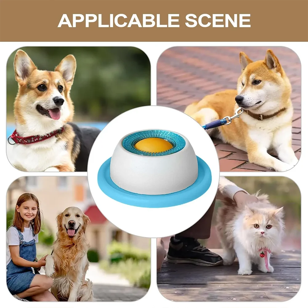 Funny Interactive Pet Lick Promotes Dental Health Self-Soothing Snack Bowl Training Yogurt Licking Plate for Dogs Cats view 6
