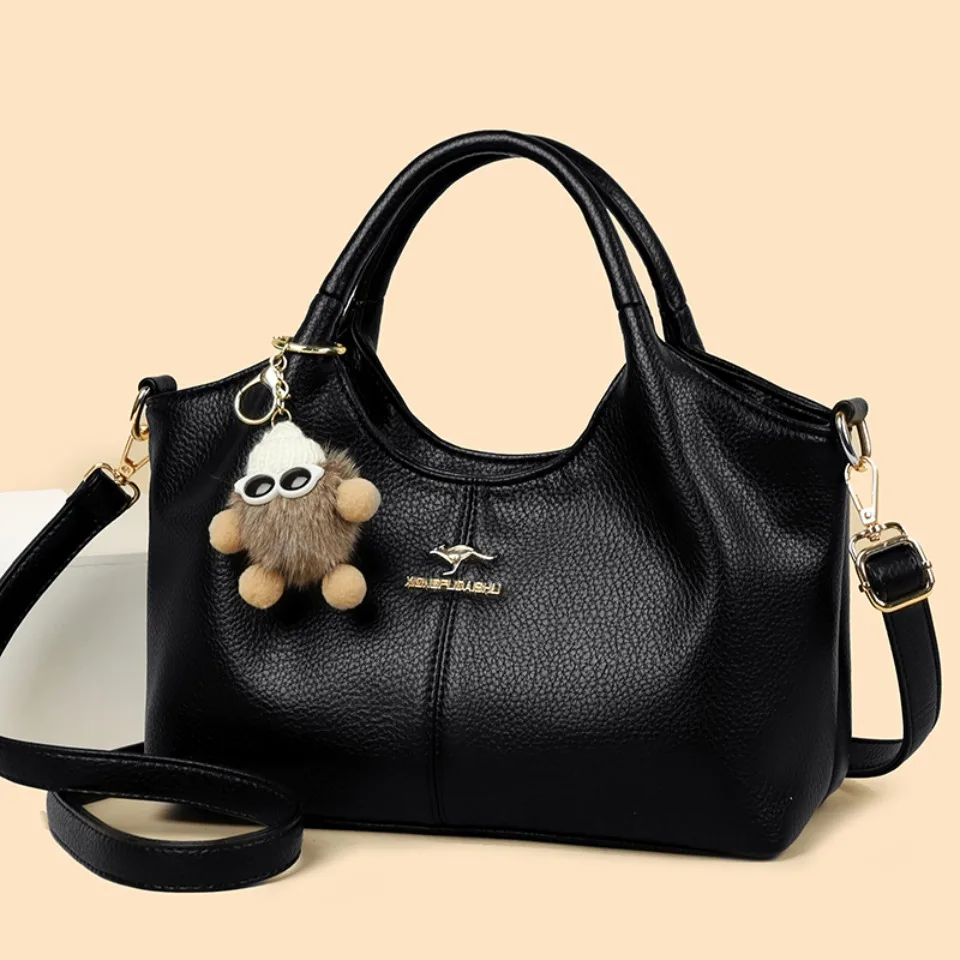 

Высококачественная вместительная женская сумка-тоут из искусственной кожи, дизайнерская женская сумка через плечо, модная женская сумка-кроссбоди.