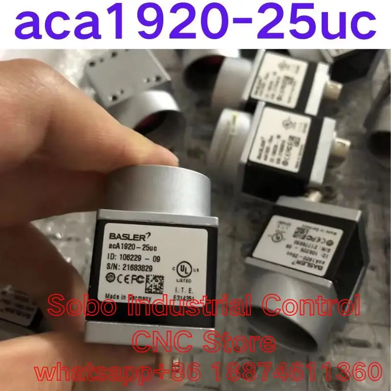 Used  Industrial camera, aca1920-25um and aca1920-25uc test OK