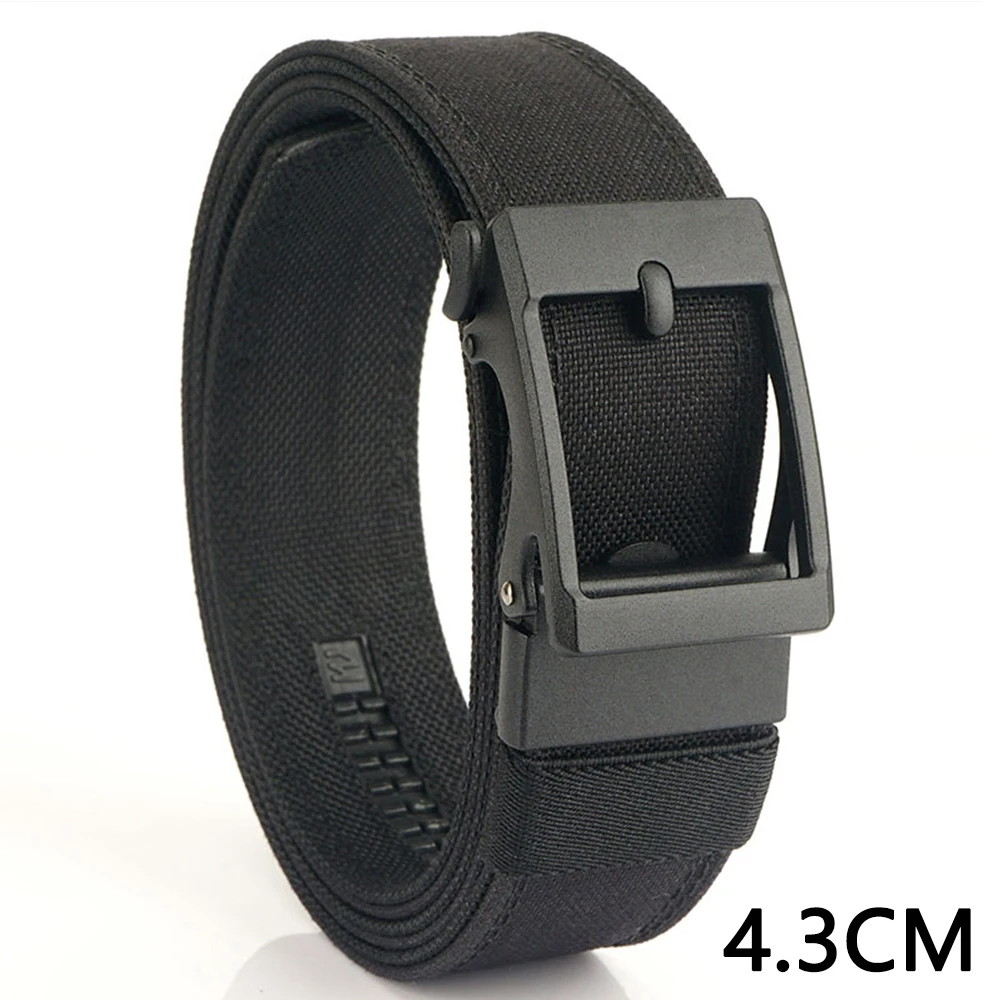 TUSHI Robuster 4,3 cm breiter, verdickter Gürtel aus doppellagigem Nylongewebe mit automatischer Schnalle für Herren – vielseitig einsetzbar für Freizeit und Outdoor – Detail 16