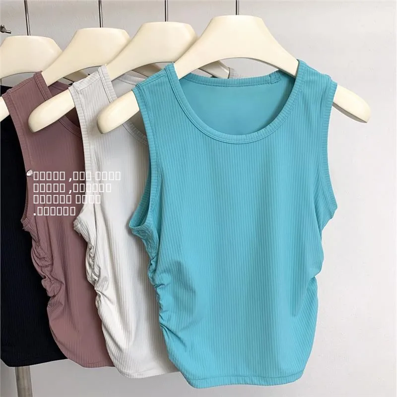 

Supersportive Lulu Rouleau Bare Feeling Fitn Top Women Slimming Running Sport Svel Vest Yoga Wear Faionable Ladies...