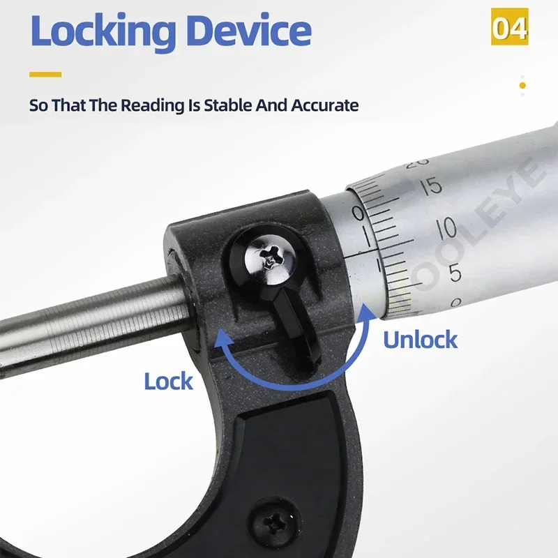 External Micrometer Set Outside Micrometer Micro Meter Mechanical Micrometers Measuring Tools Micrometric Gauges For Measurement
