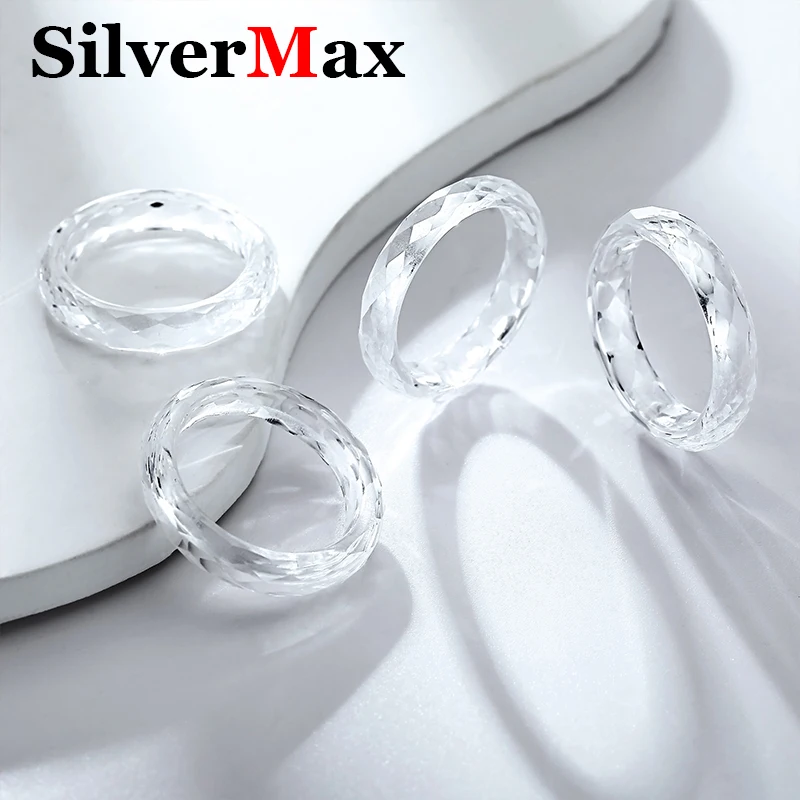 [خواتم جديدة] خاتم الأحجار الكريمة المزروع في المختبر للرجال والنساء مجوهرات اكسيد الالمونيوم خواتم اكسيد الالمونيوم للرجال والنساء