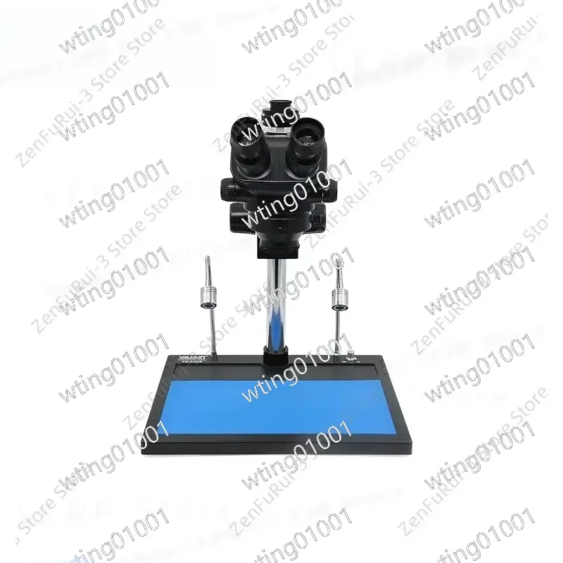 for YX-AK45 Trinocular Stereo Microscope 7-50X Magnification High Temp Resistant LED Work Stage Compatible With Industrial