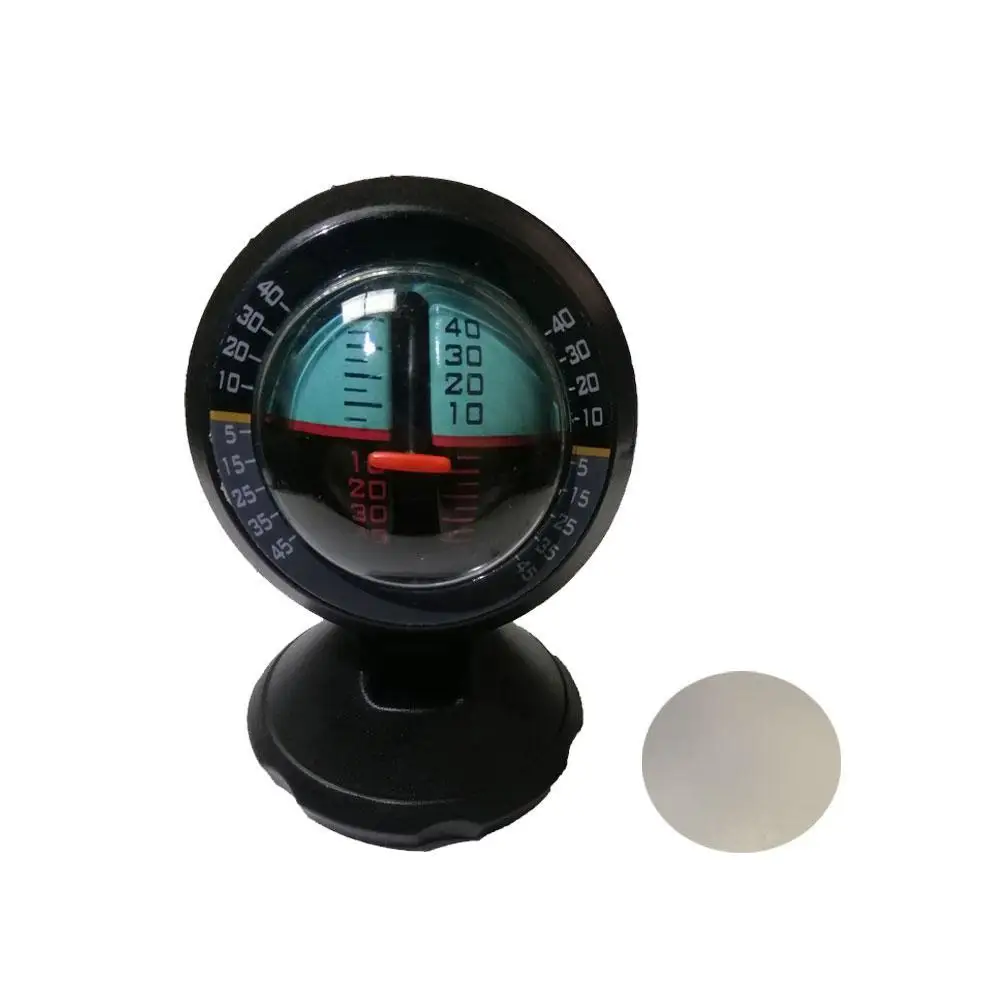 Car Inclinometer Slope Meter Multifunction Portable Compass Vehicle Measure Outdoor High-precision Auto Tool Compass Univer Q4q3