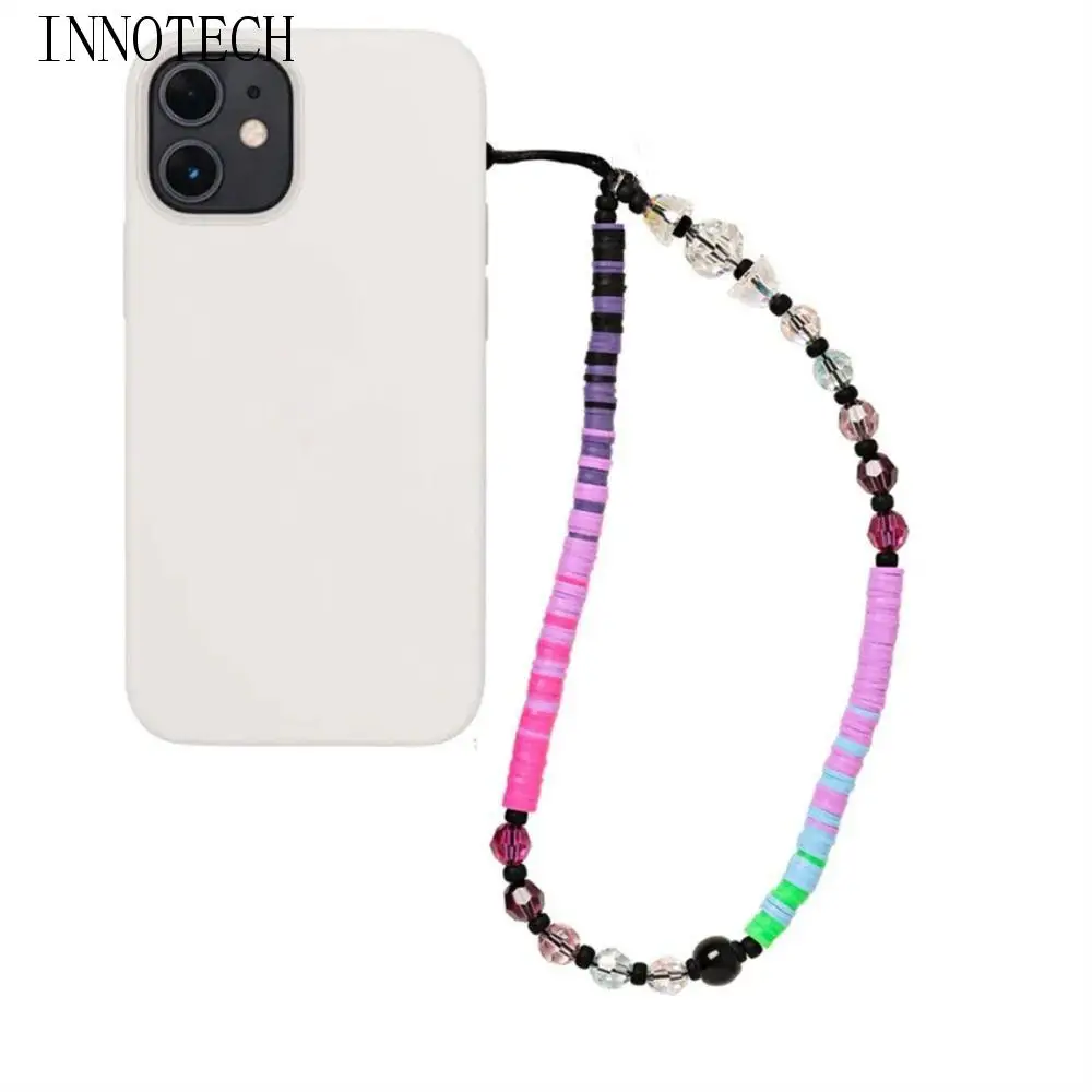 

Chain Phone Charm White Pearl Glass Beaded Pearl Crystal Mobile Phone Chain Anti-Lost Lanyard Phone Wrist Strap Phone Lanyard