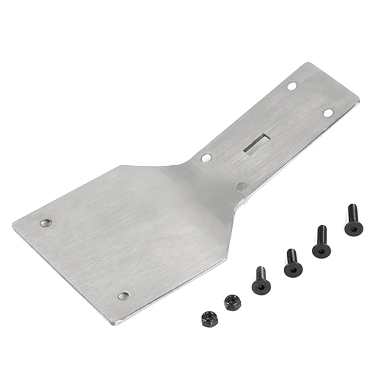 4Mm Stainless Steel Chassis Front Strengthen Board Fit for 1/5 HPI ROVAN KM BAJA Rc Car Parts