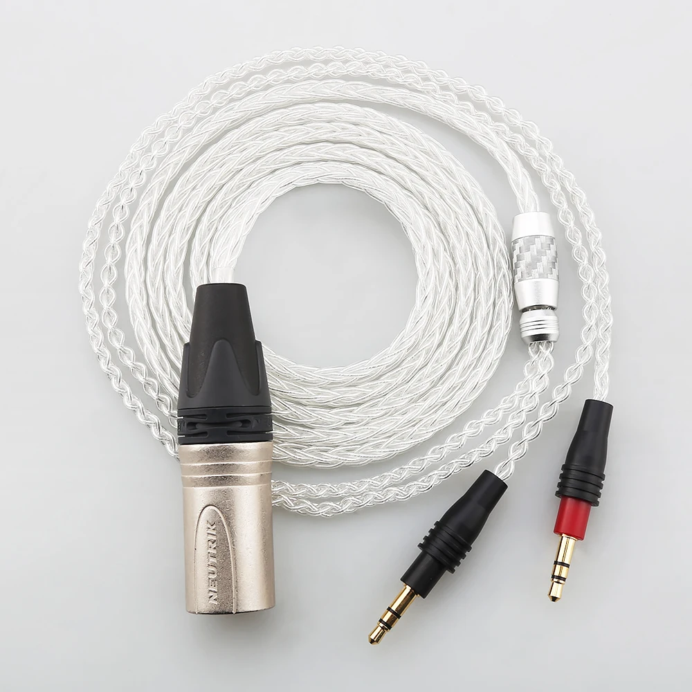 

8 Core 7n Pure Silver Palladium Earphone Cable For TAGO STUDIO TAKASAKI T3-01