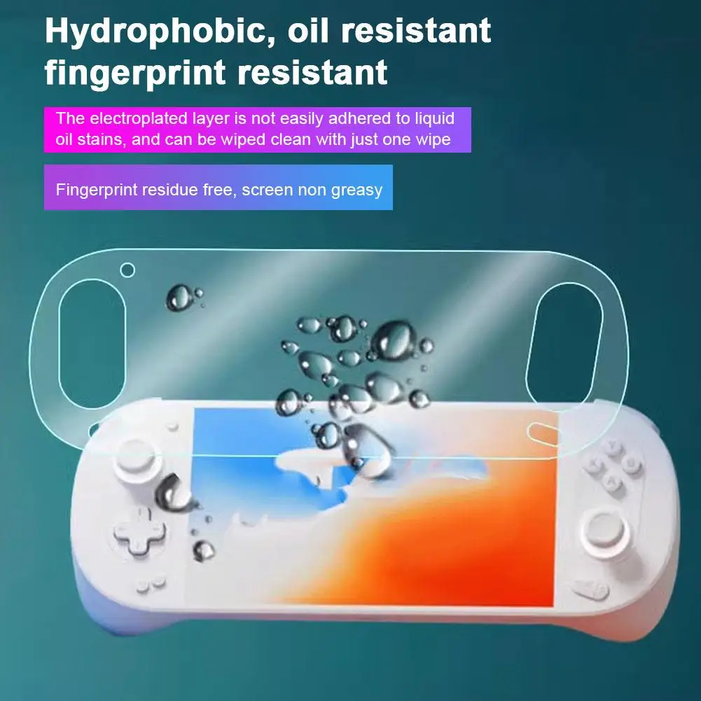 ตัวป้องกันหน้าจอสำหรับคอนโซลเกม ayaneo Pocket EVO ฟิล์มบางปกป้องเต็มรูปแบบปราศจากลายนิ้วมือป้องกันรอยขีดข่วนอ่อนไหวเป็นพิเศษ