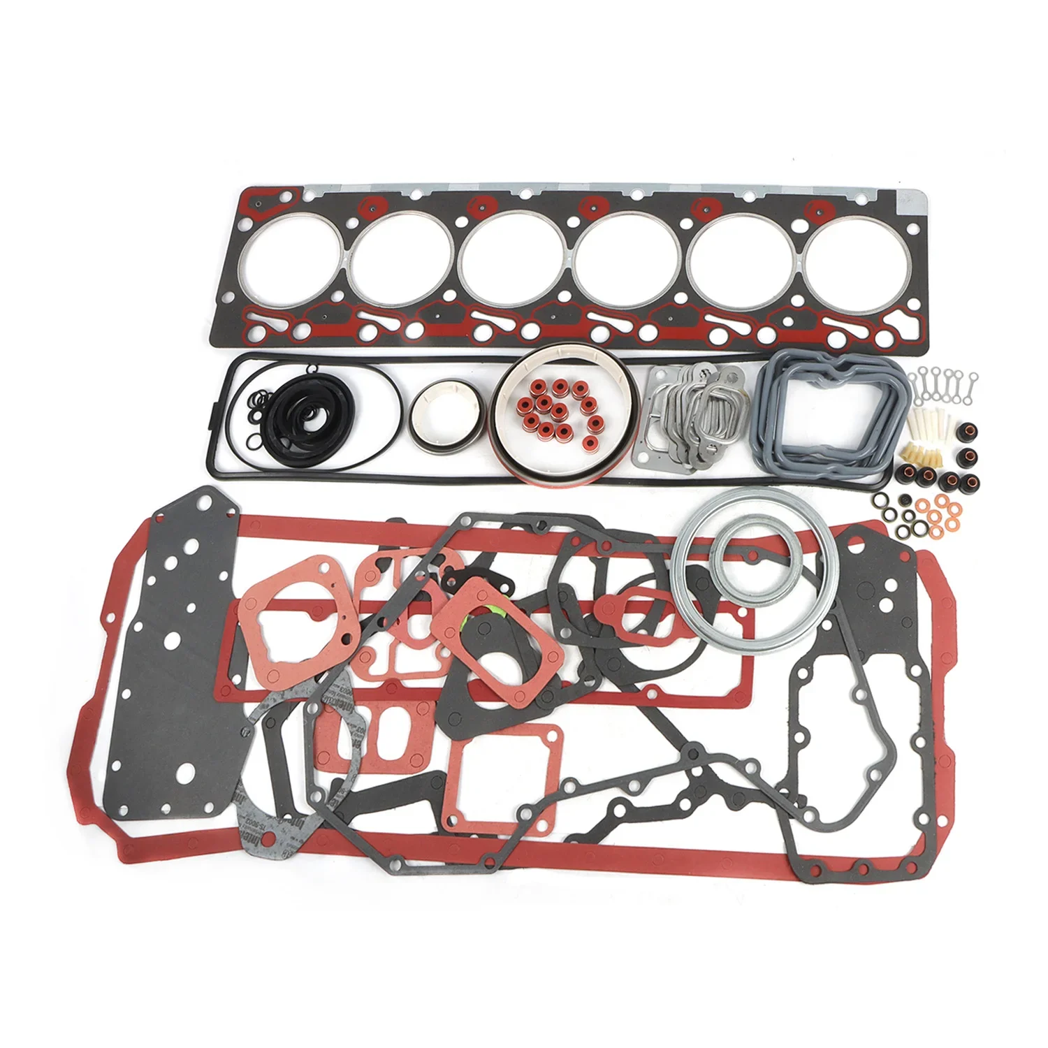 Engine Overhaul Gasket Kit For Cummins Engine Full Set Fit 89-98 Dodge Ram Pickup 6B 6BT 6BTA 5.9L S6D102 12V Excavator Parts