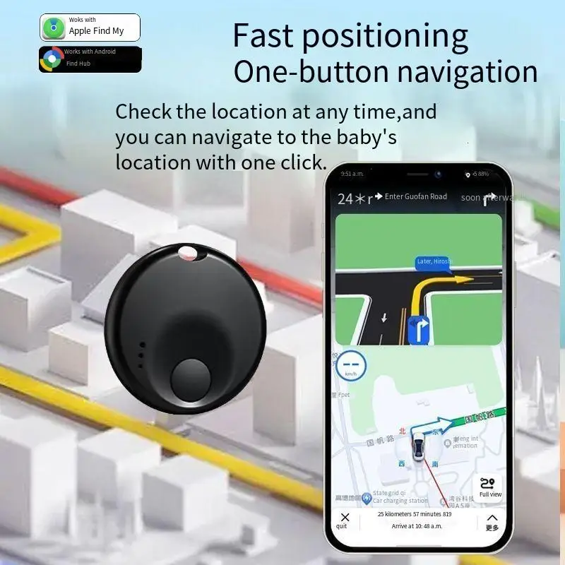 Localizzazione Android Tracker Google Trova dispositivo Hub IOS Trova il mio Airtag Localizzatore portatile Dispositivi di prevenzione della perdita di chiave Posizionamento globale