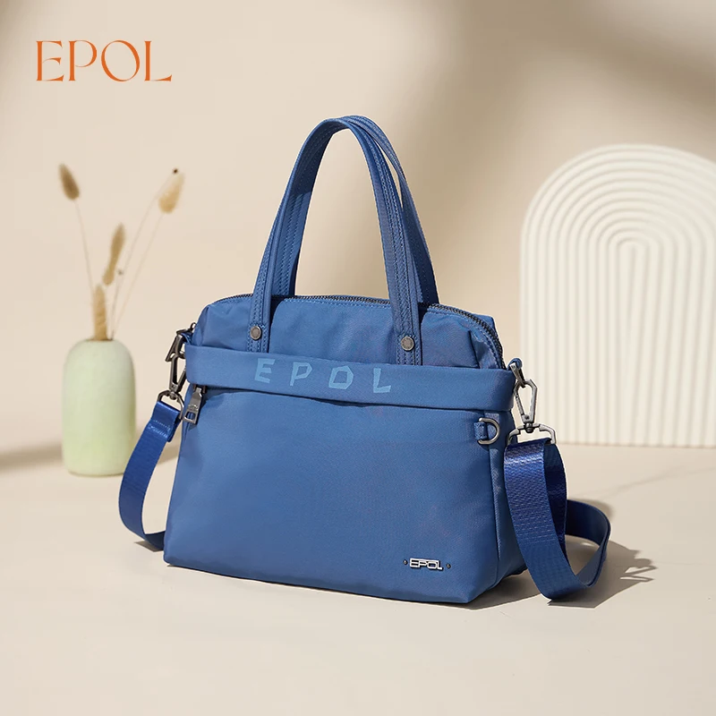 

EPOL Trendy Women's Handbags 2025 Fashion Casual Sports Lightweight Shoulder Bags Large Capacity Small Tote Nylon Bag 6042-13