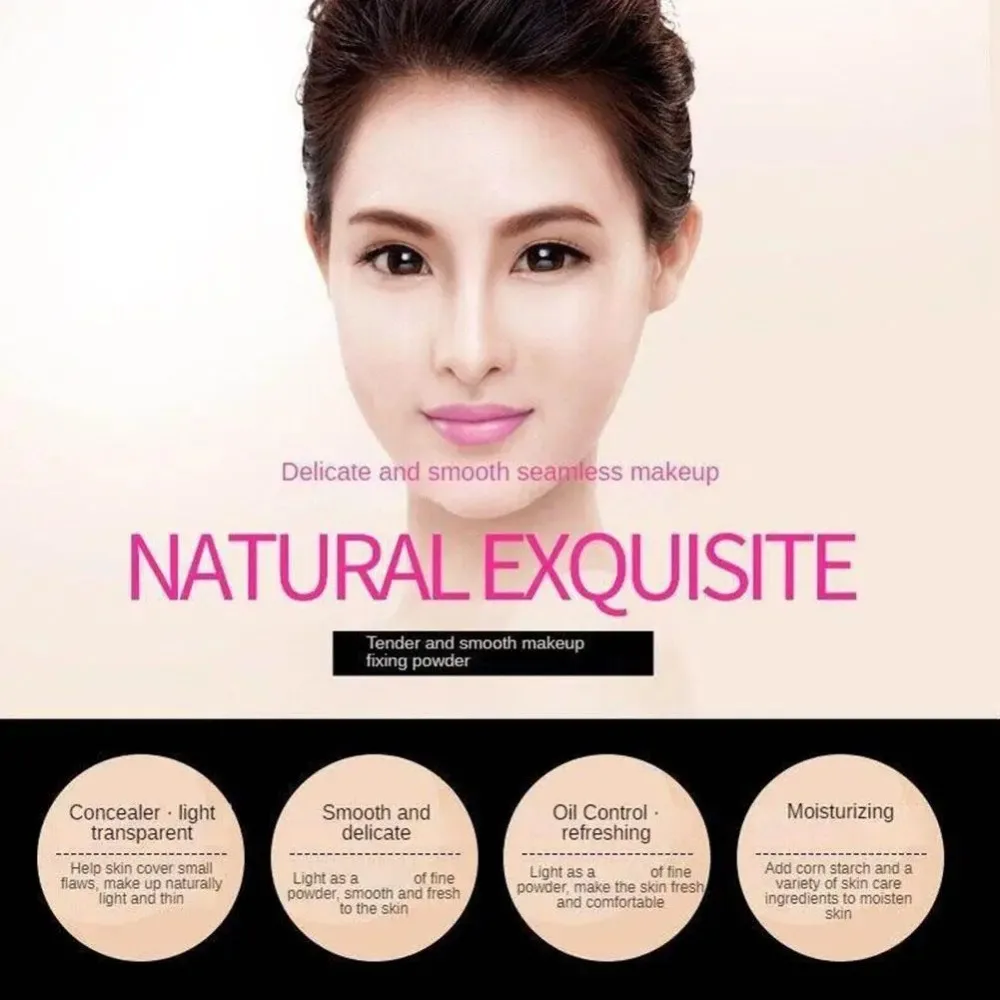 Oil Control Face Loose Powder Matte Translucent Contouring Setting Powder Long Lasting Invisible Pores Makeup Powder