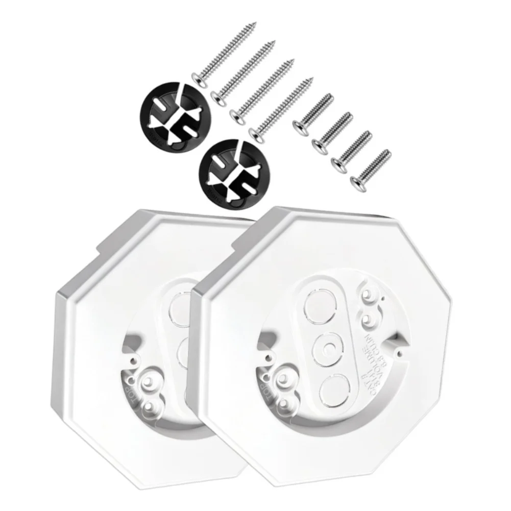Vinyl Siding Mounting Kit 2 pcs 8141 Blocks for 1/2 inch Lap Siding Outdoor Light Fixture Mounting with Easy Assembly
