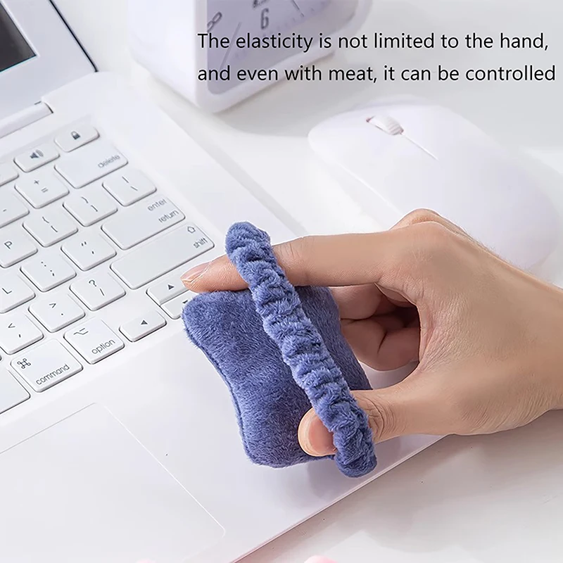 Mouse Wrist Rest Mouse Wrist Guard Mouse Wrist Support Cushion Hair Band Hand Pillow Elastic Band Plush Hand Rest Cute Anti-wear