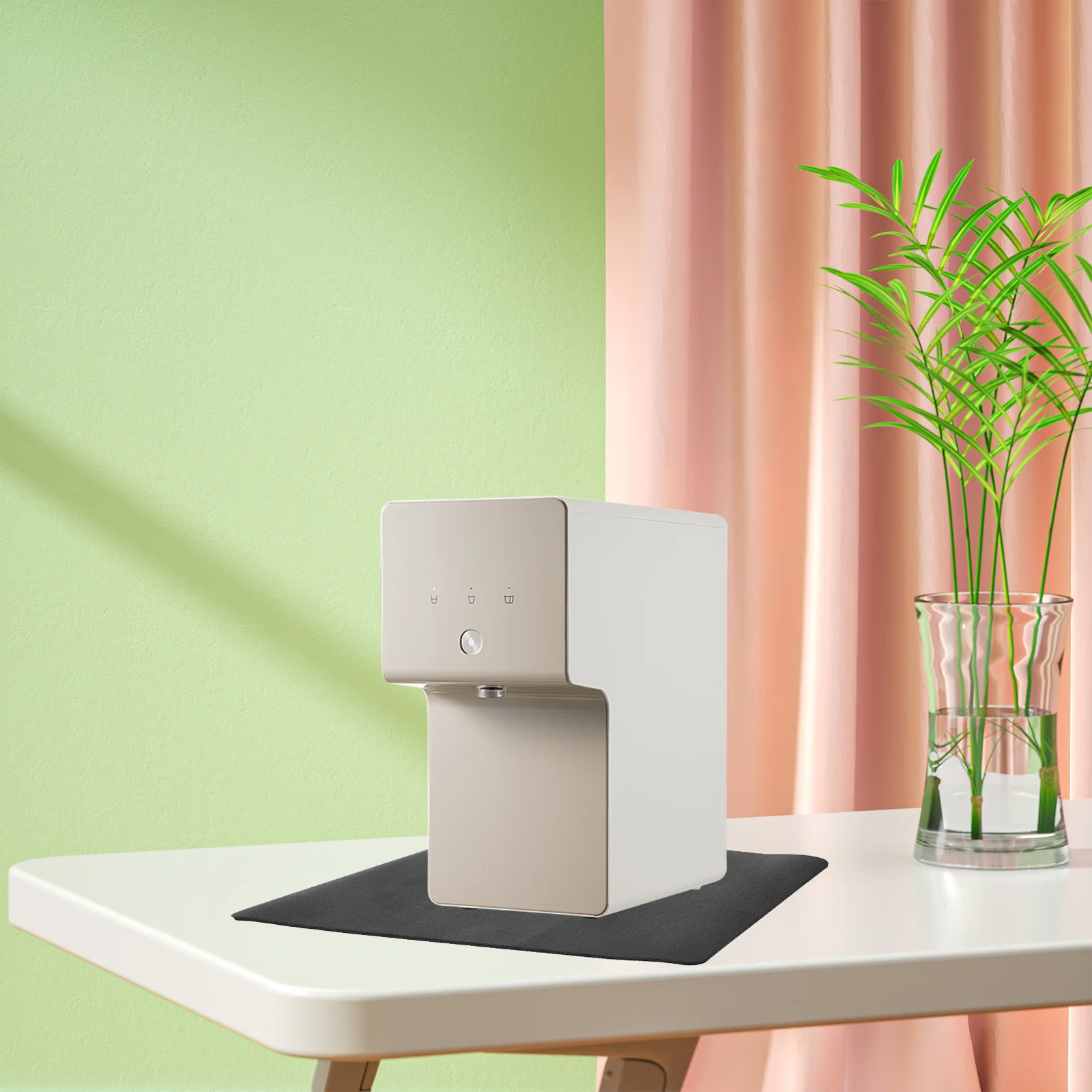 

30x40 Cm Mini Fridge Silicone Mat Antileak Drip Tray Stable Stand Portable Organizer for Refrigerator Kitchen Countertop