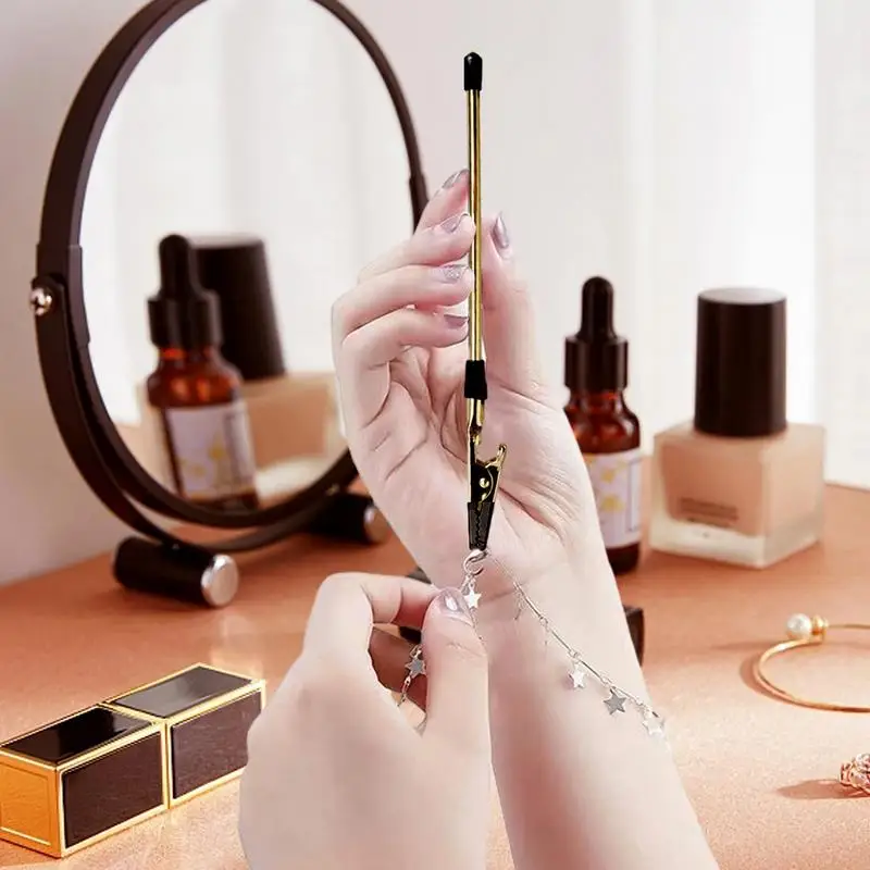 Bracelet Helper Tool Metal Bracelet Helper To Put On Yourself Alligator Tooth Design Jewelry Assistance Tool For Note Clip