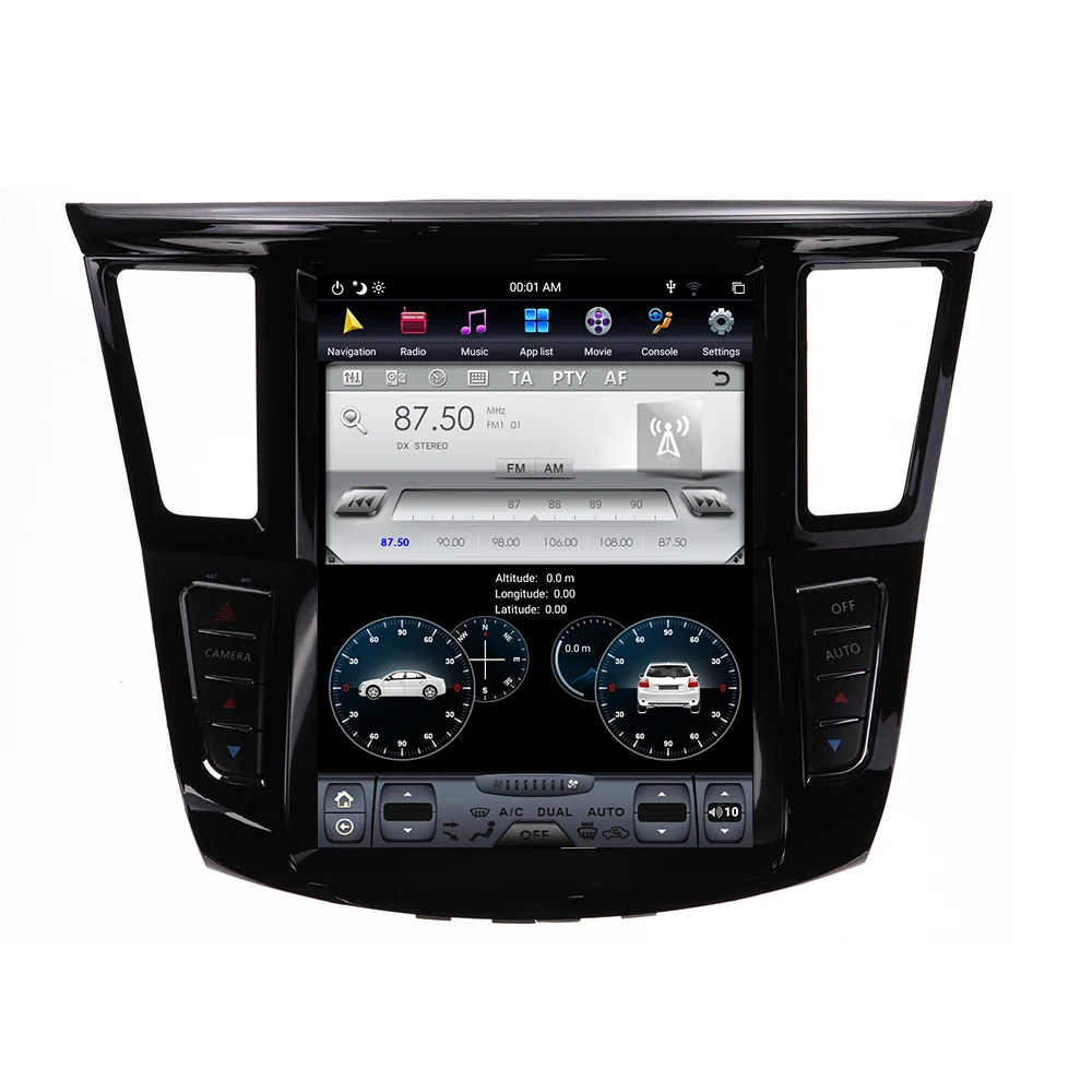 

12.1" Android 13.0 Car Radio Player For Infiniti QX60 JX35 2012 2013-2019 Car GPS Navi Wireless CarPlay Head Unit DSP Stereo