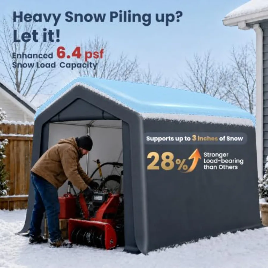 Storage Tents, Feet Portable Carports Motorcycle Sheds Garage