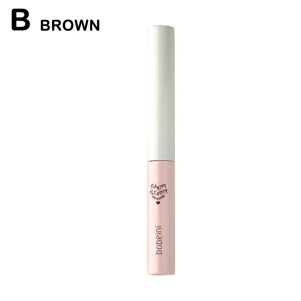 Mascara ultra-fin à boucles naturelles, maquillage pour cils bruns, bouclage, étanche, optique, allongement, sans bavure, D7C4, 1 pièce