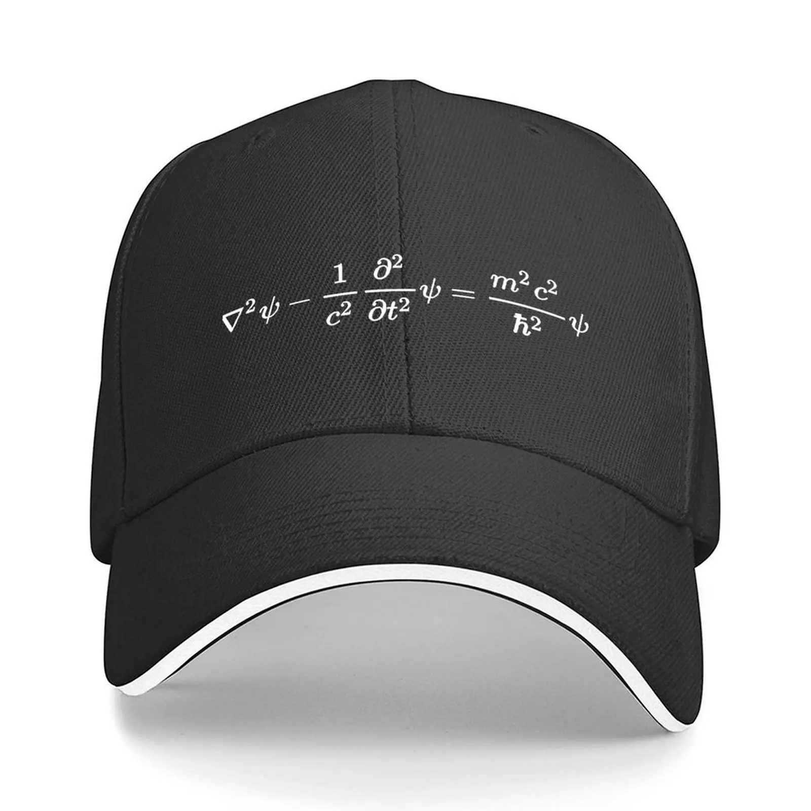 

klein Gordon wave equation, relativistic quantum physics Baseball Cap Icon Kids Hat New In Hat Cosplay Men's Women's
