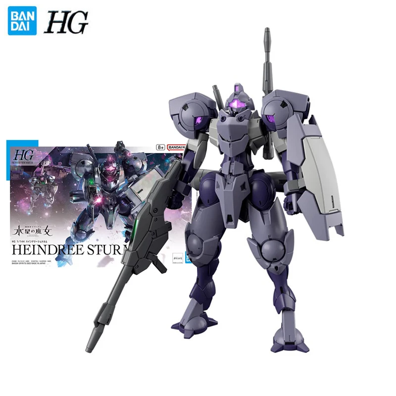 

Bandai Genuine Gundam Model Garage Kit HG Series 1/144 Heindree Sturm GUNDAM Anime Action Figure Toys for Boys Collectible Toy