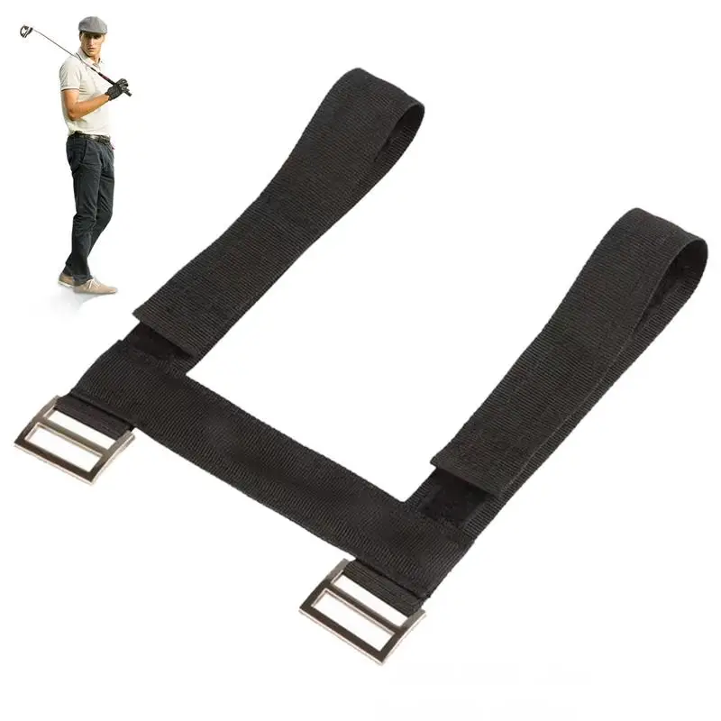 Golf Swing Aid Arm Band For Assist Posture Swing Hand Bending Movement Golf Training Aid Between Arms Correction Belt For Golfer