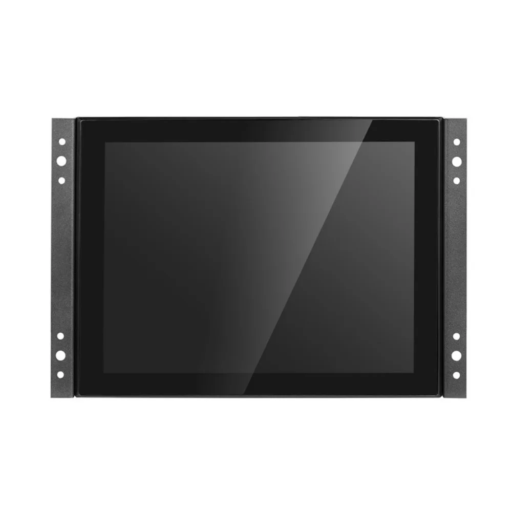 8 inch 1024*768 Waterproof Metal Case LCD Capacitive Touch Screen Display Industrial Flat Screen Monitor with HD VGA USB