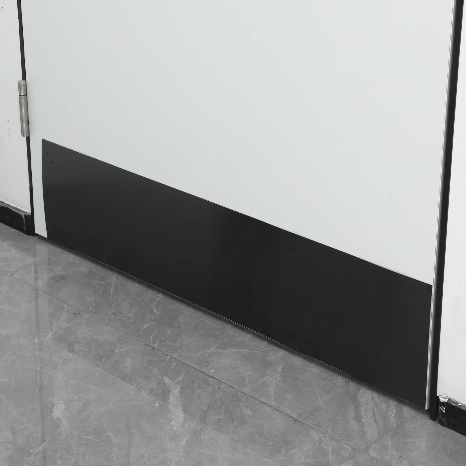 

2Pcs Self Adhesive Door Kick Plates Stainless Steel Protector for Interior Exterior Doors 8x34 Inch Door Kick Plate