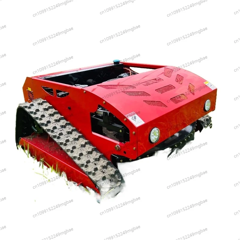 Automatic Gas Remote Controlled Robot with Slope Blades Mulcher for Lawn Mower for Farm Use