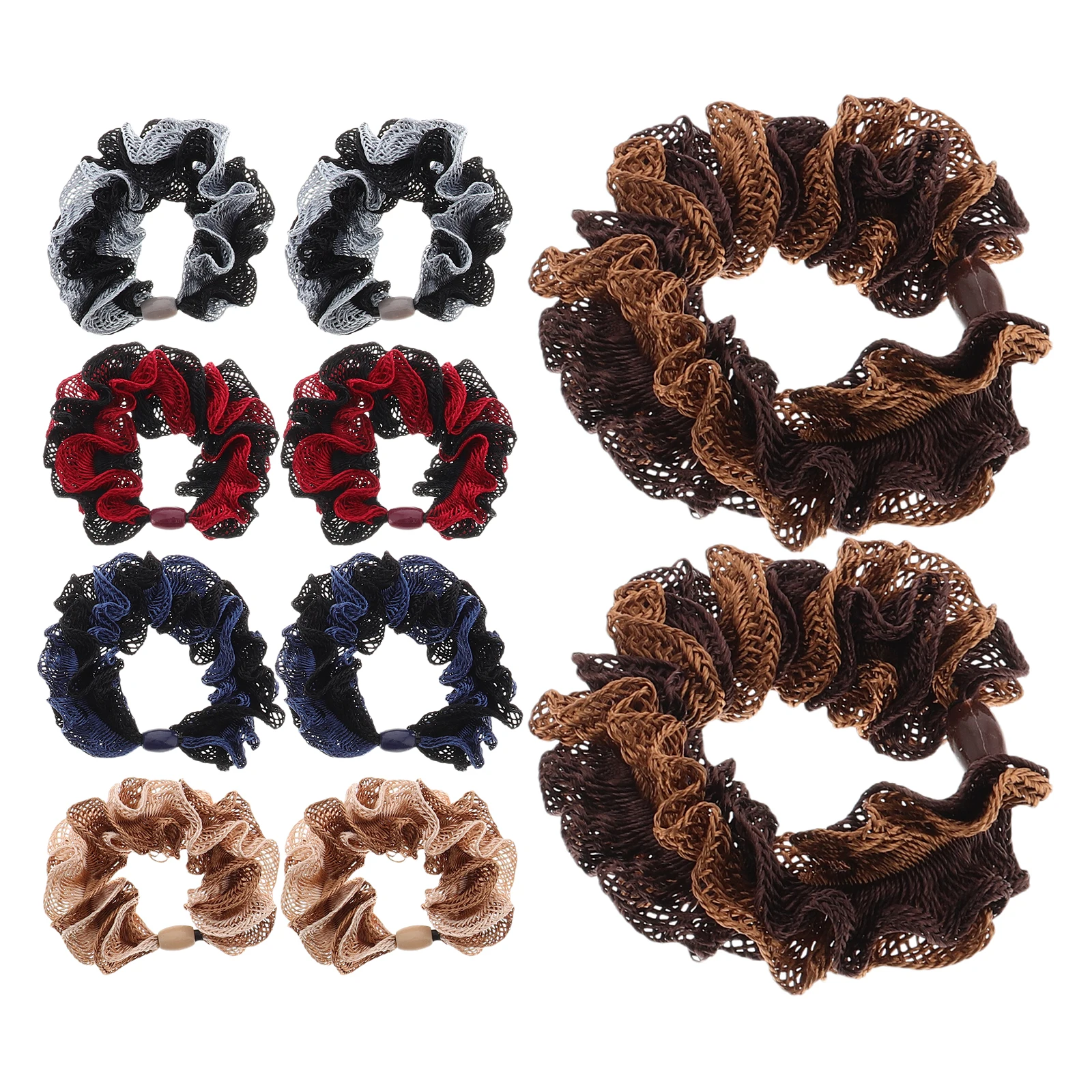 

10pcs Ties Durable Elastic Ropes Rubber Elastics Hair Bands For Kids Bands for Kids Tiny Elastics Braiding Accessories