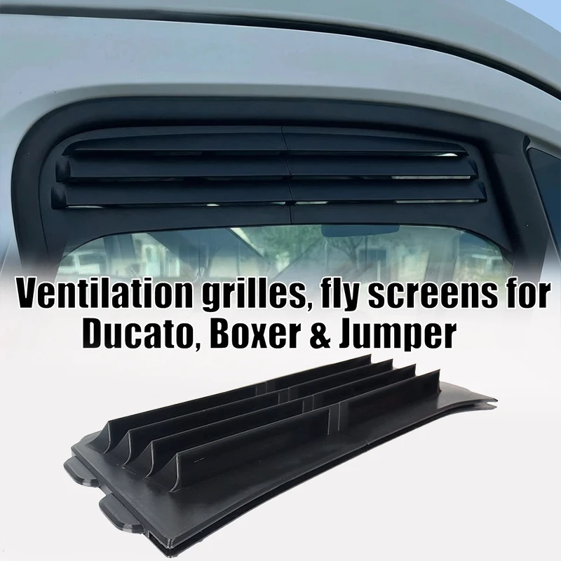 

1PC Left/Right Side Front Window Ventilation Air Vent With Fly Screen For Fiat Ducato / Peugeot Boxer / Citroen Jumper R/H