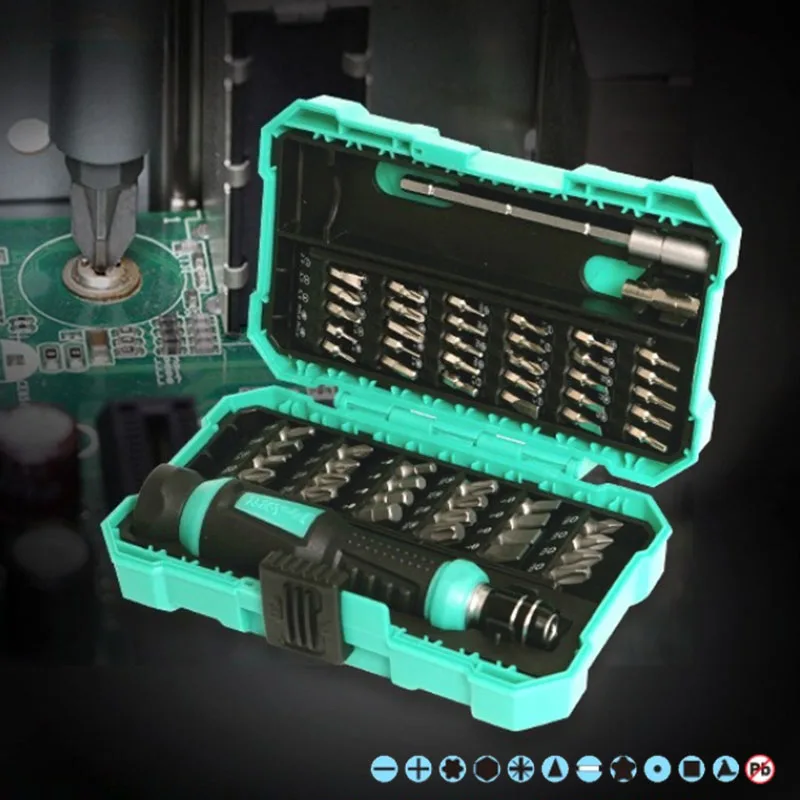 

Набор отверток 57 в 1, прецизионная отвертка для обслуживания мобильного телефона компьютера, наборы бытовых многофункциональных отверток