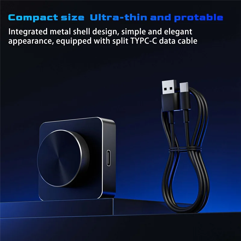 B49C Controller per manopola volume USB Altoparlante per computer PC Controller volume audio Effetto LED