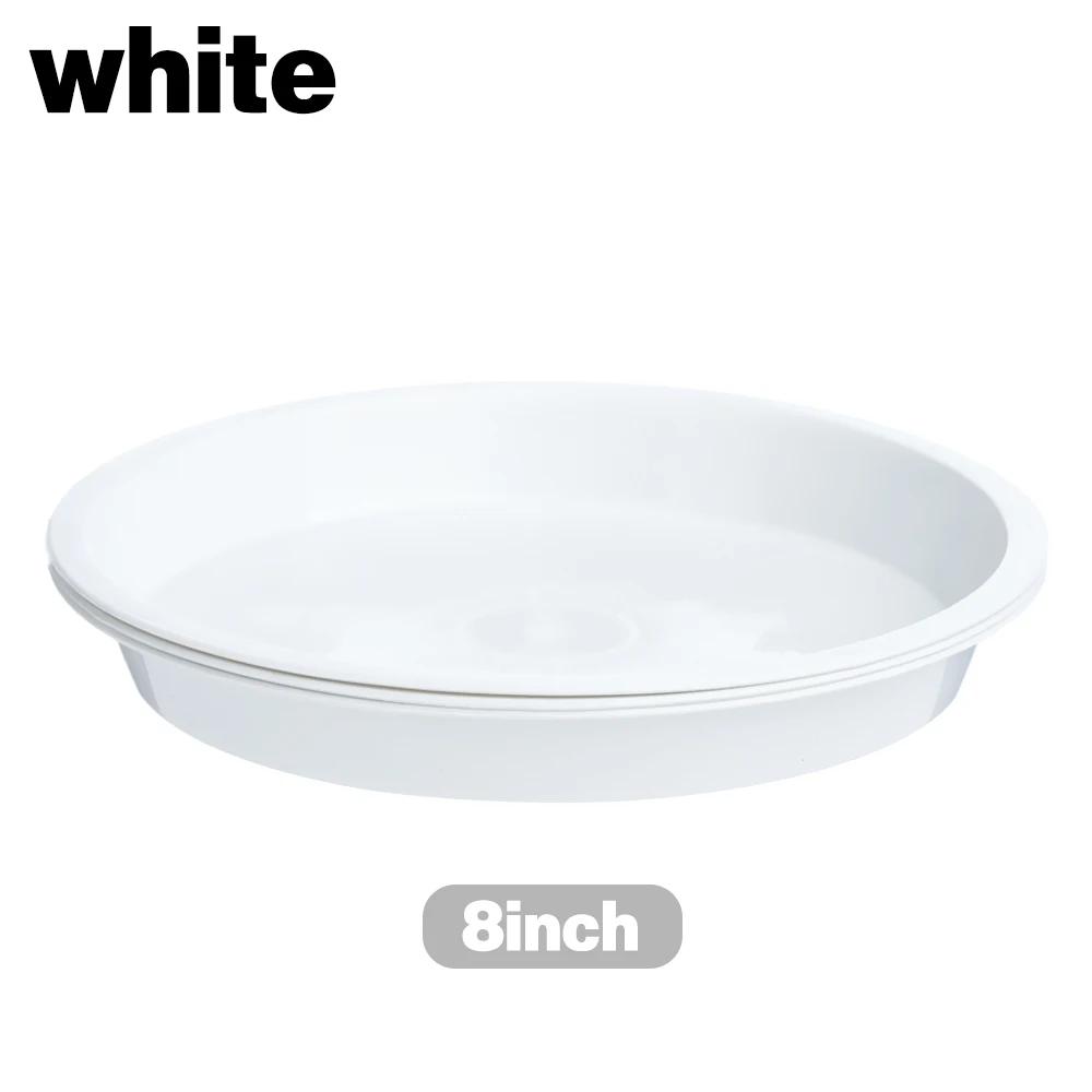 3Pcs Heavy Duty Flower Pot Durable Drip Trays Plastic Tray Saucers Plant Saucer Indoor Outdoor