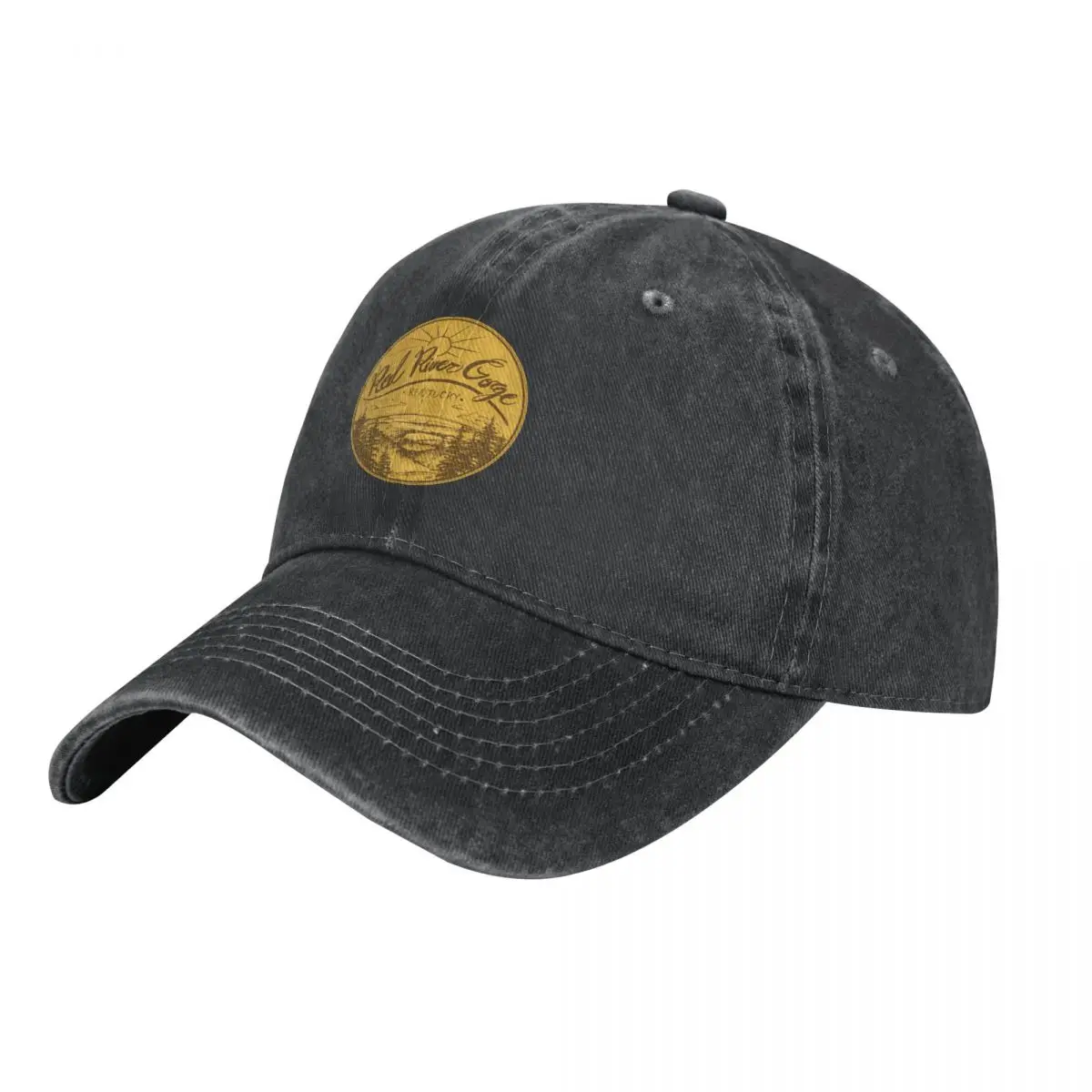 Red River Gorge Retro Yellow Graphic Cowboy Hat Golf Wear Military Cap Man New Hat Women's Beach Men's