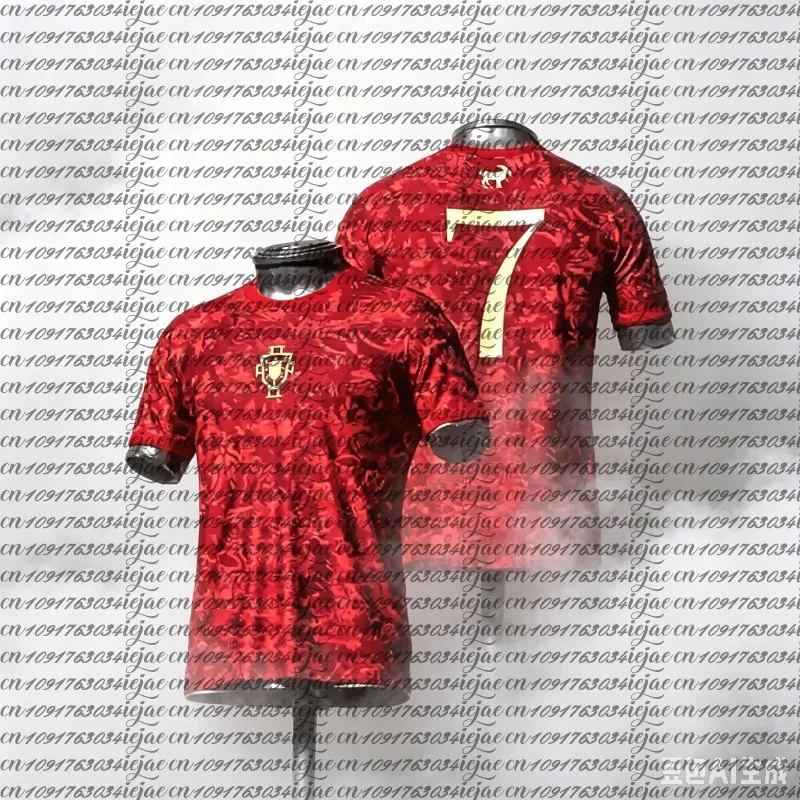 Family Matching 2026 New Cristiano Ronaldo Commemorative Football Jersey T-Shirt Adults Men's Kids Breathable Special Kit