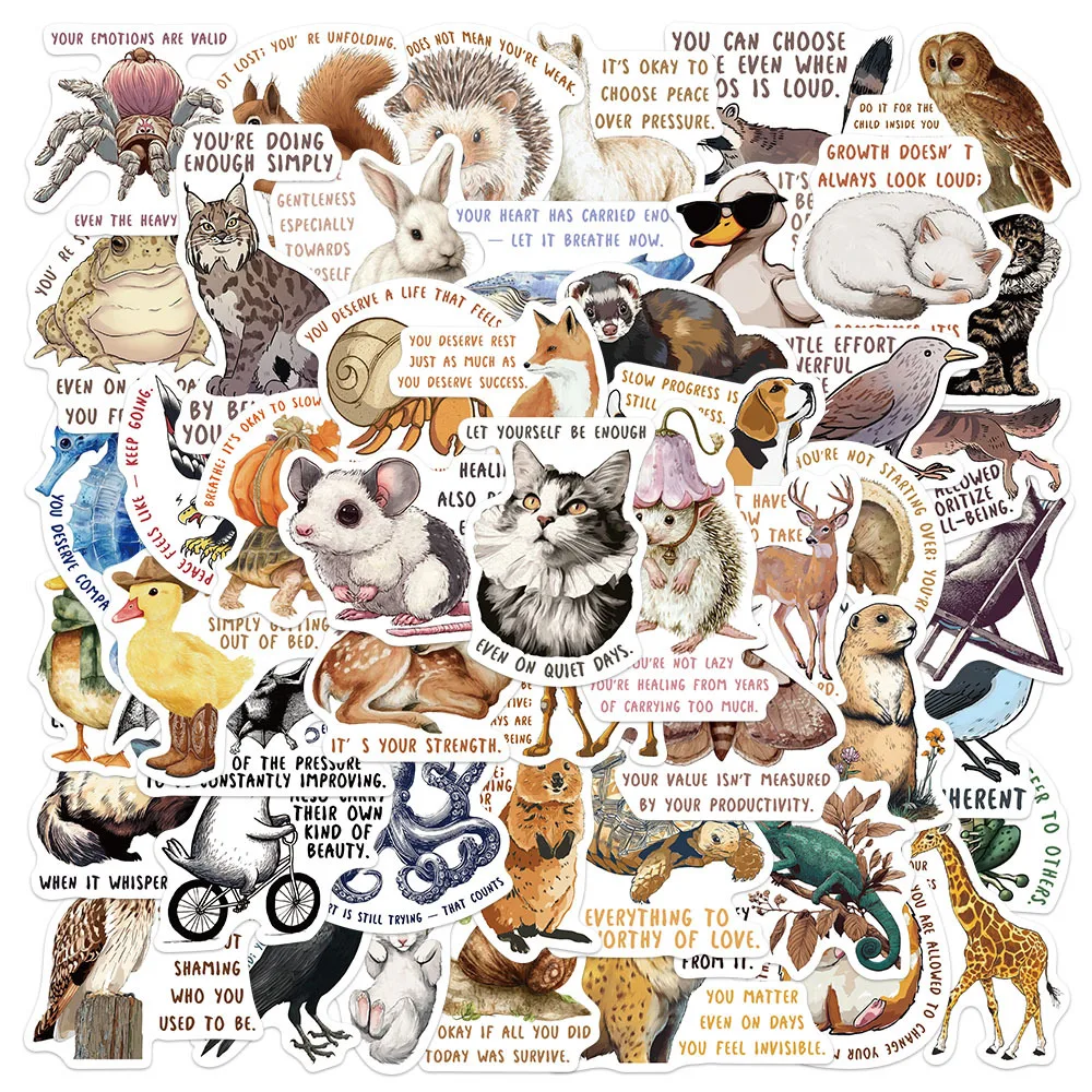 

50Pcs Retro Medieval Stickers Famous Quotes Decals For Phone Laptop Scrapbook Skateboard Guitar DIY Graffiti Aesthetic Stickers