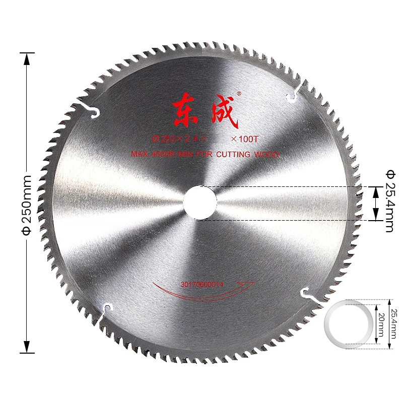 Imagem -04 - Tct Circular Viu Lâminas 10 120t Dongcheng Carpintaria Carboneto Viu Lâminas 255 Tabela Viu Lâmina 10 Polegada Mitra Viu Lâminas 254 mm