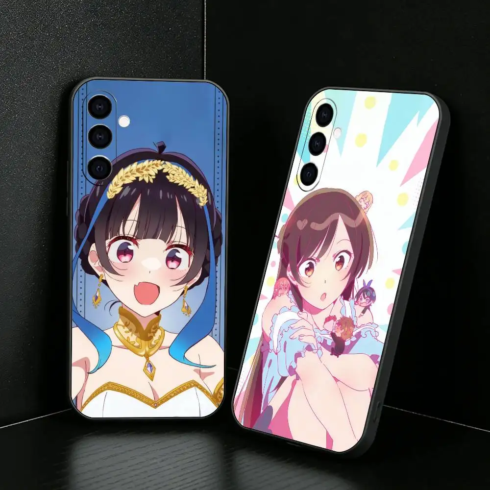 

Rental Girlfriend C-Chizuru M-MizuharaS Phone Case For Samsung Galaxy A73,A72,A71,A70,A52,A51 Others Soft Black Cover