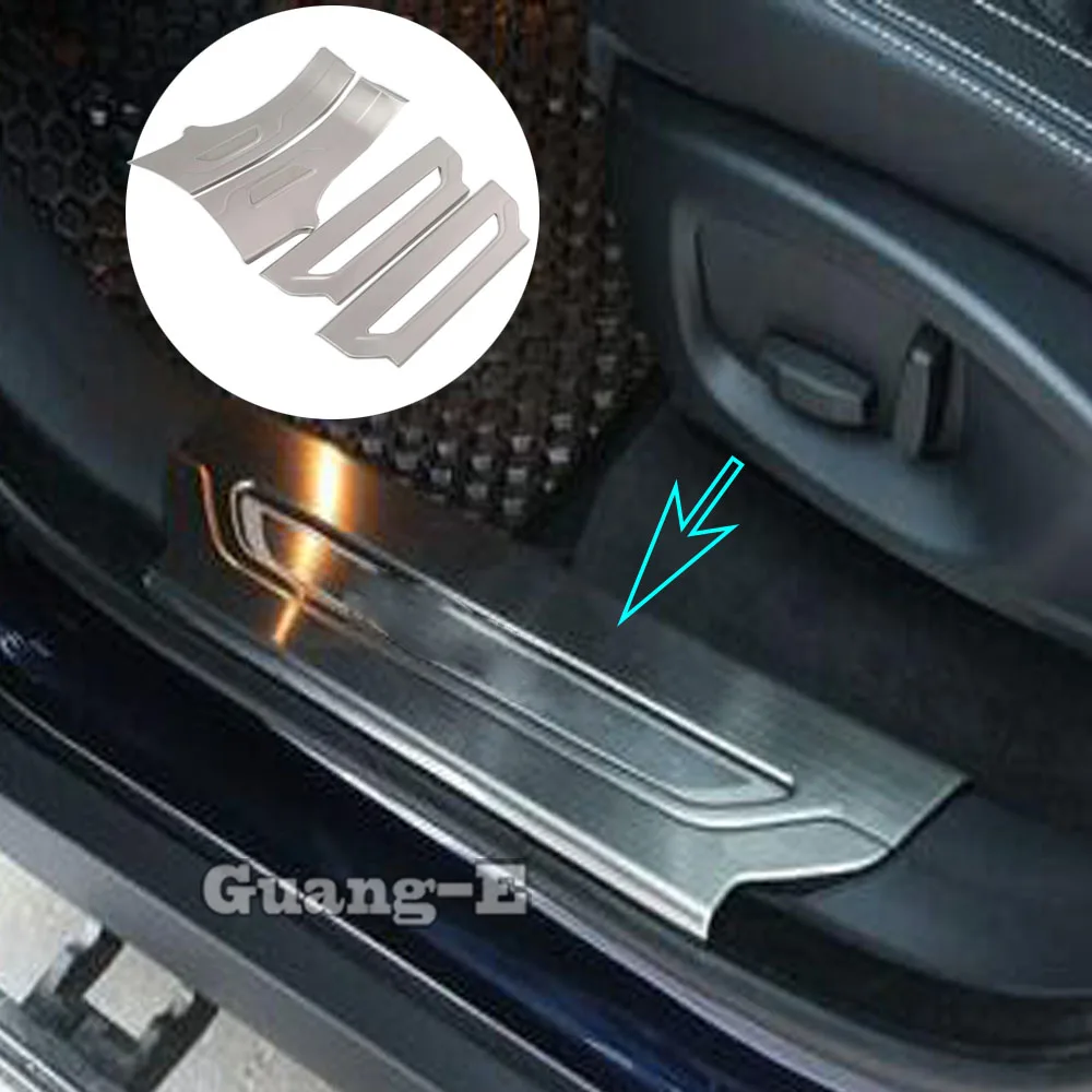 For Jaguar F-PACE FPace 2016 2017 2018 2019 2020 2021 Car Body Styling Pedal Door Sill Scuff Plate Cover Inner Stick Threshold