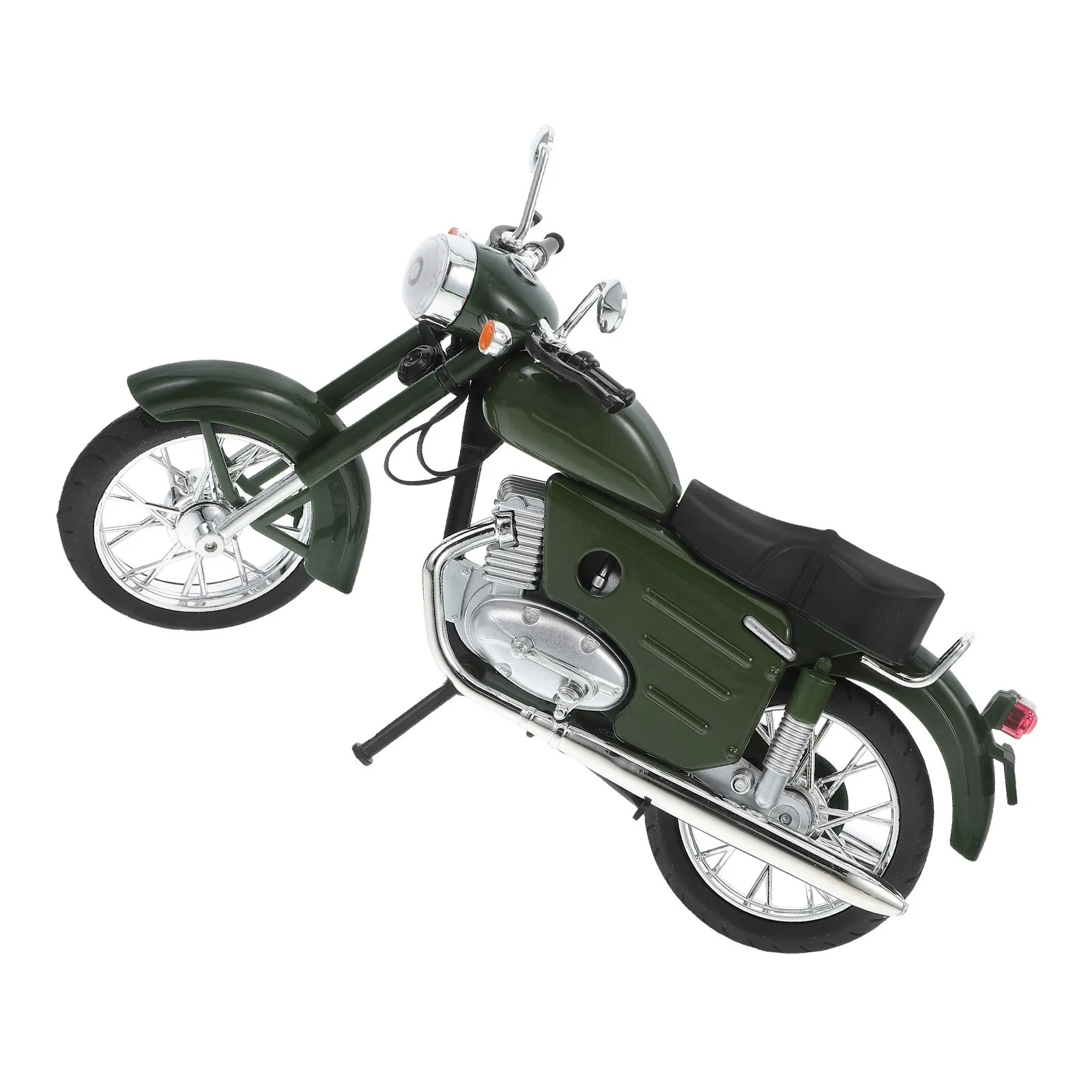 1980S Vintage Green Motorcycle Decoration Classic Retro Style for Home Office Nostalgic Motorcycle Exterior Decor Lighting