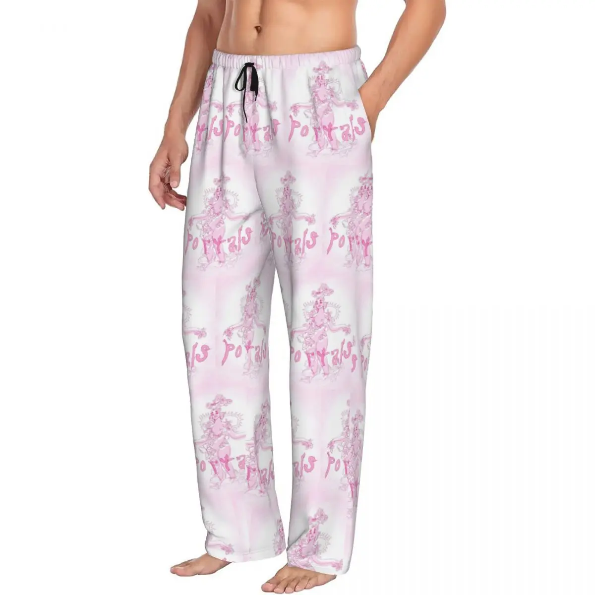 Custom Printed Melanies Tour Martinezs Pajama Pants for Men Sleep Sleepwear Bottoms with Pockets