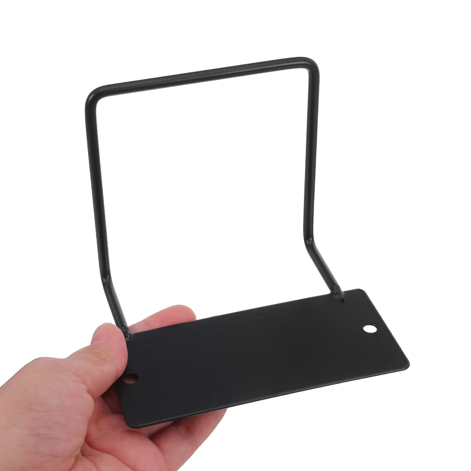 Wooden Bed Frame Mattress Holder For Bedroom Setup Bed Slide 10CM Height Iron No Drill Black Retainer