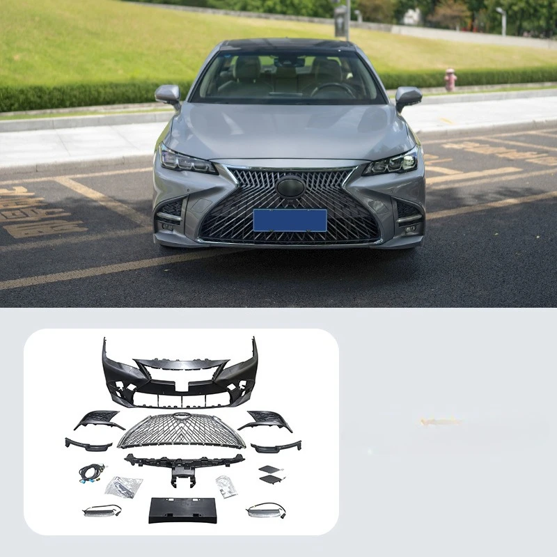 

Suitable for Asian Dragon Modification Large Surround Lexus LS Front Face Honeycomb Network Front Bumper Modification